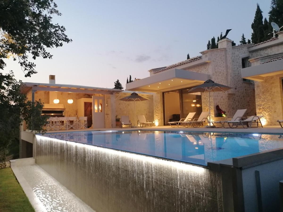 My Mediterranean Corfu Luxury Villa With Private Swimming Pool Kontokali Exterior foto