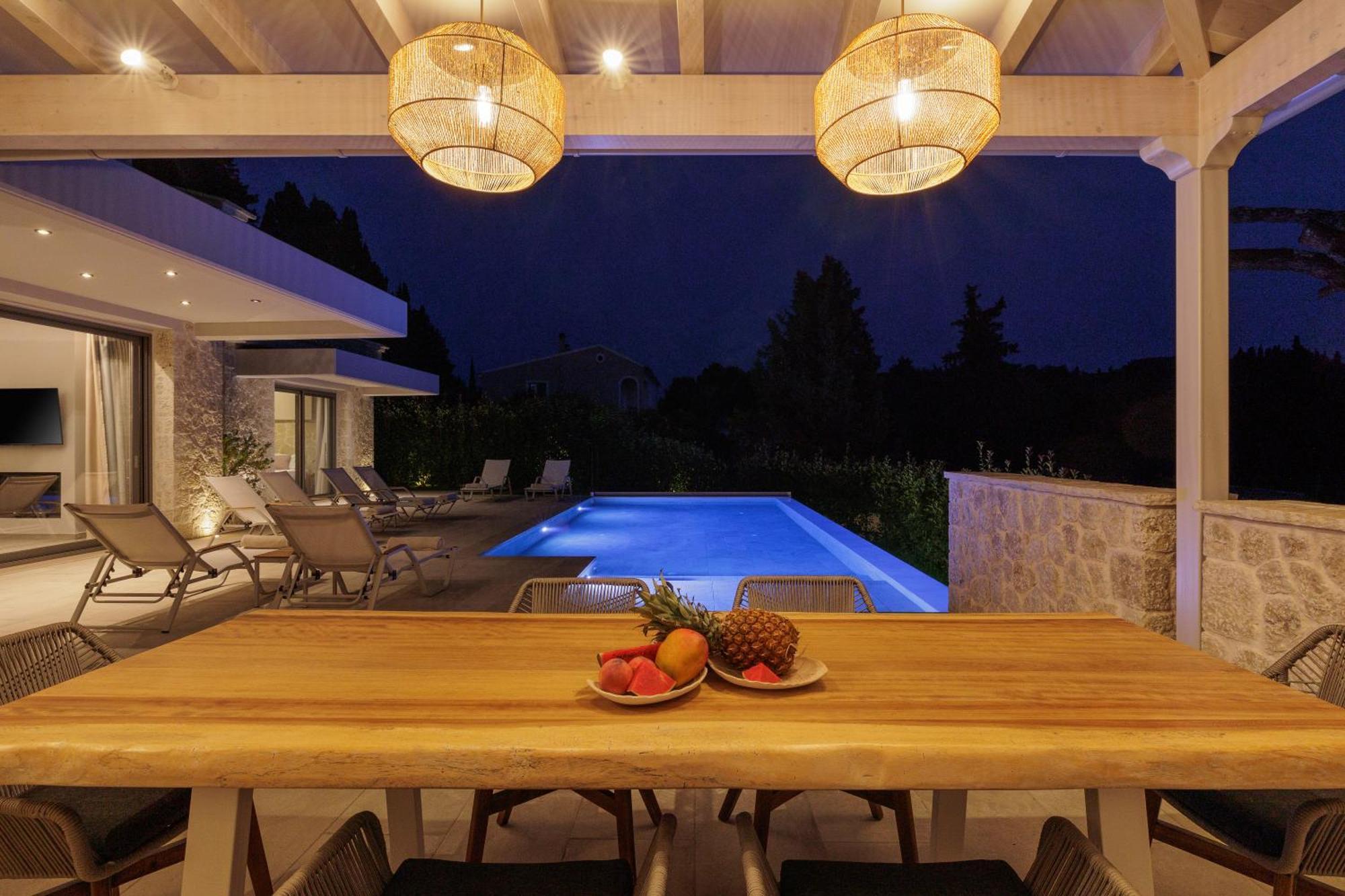 My Mediterranean Corfu Luxury Villa With Private Swimming Pool Kontokali Exterior foto