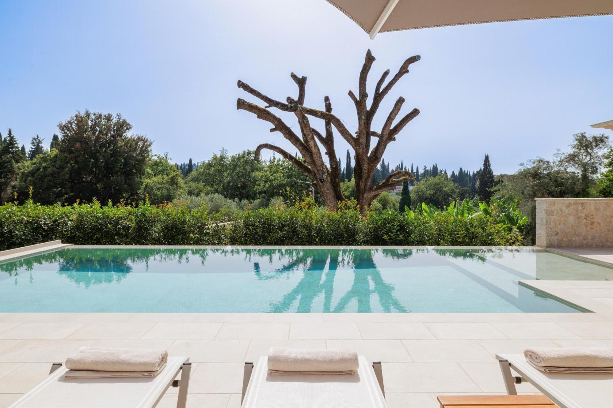 My Mediterranean Corfu Luxury Villa With Private Swimming Pool Kontokali Exterior foto