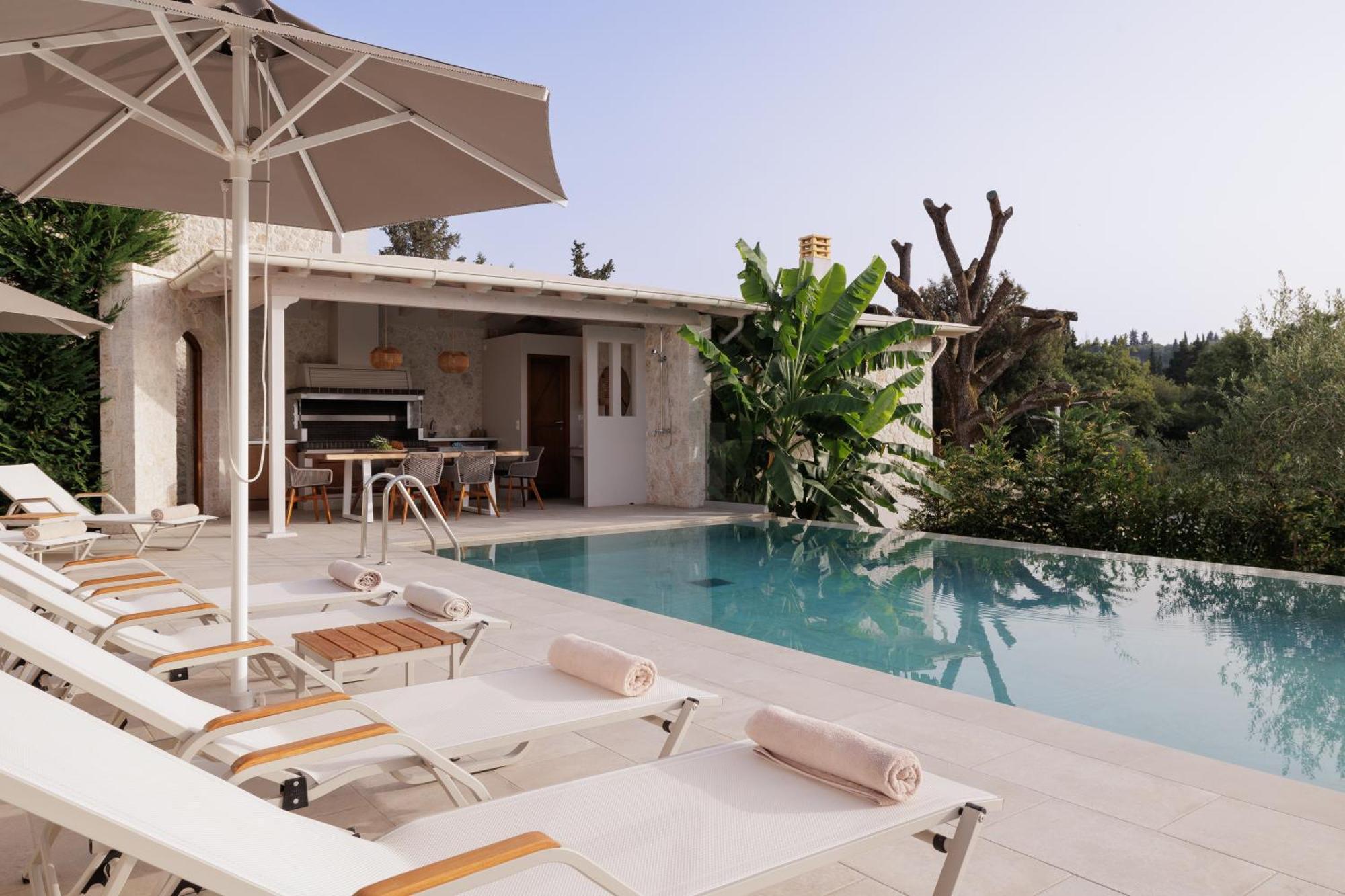 My Mediterranean Corfu Luxury Villa With Private Swimming Pool Kontokali Exterior foto