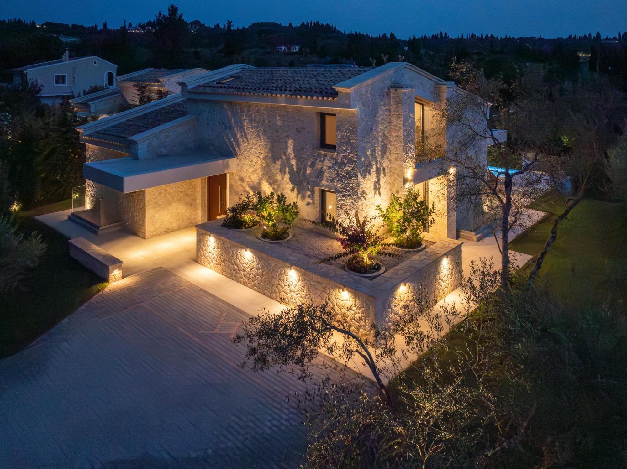 My Mediterranean Corfu Luxury Villa With Private Swimming Pool Kontokali Exterior foto